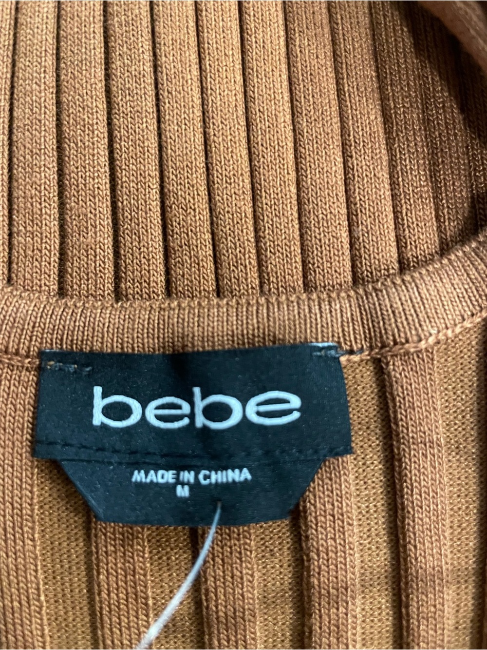 NWT bebe Ribbed Tank Dress - Picture 4 of 6